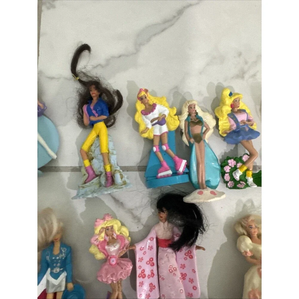Vintage McDonalds Happy Meal Barbie Toy Lot 90s Mattel Figures Pieces 43 Pieces